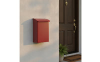 Wall Mount Mailbox Flat Backed Wall Mount Mailbox Low Profile Letterbox for Entryway