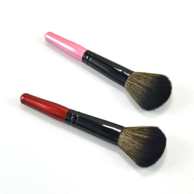 MINAKY Professional Blush Brush with Wooden Handle for Face Makeup