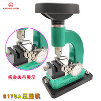 Watch Repair Tool: Multi-functional Case Press with 31-piece Die Set