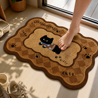 Absorbent Non-Slip Diatomaceous Earth Bath Mat for Bathroom Kitchen Entryway