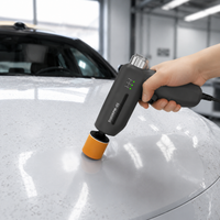 Car Scratch Remover, 12V 60W Corded Headlight Restoration Kit, 3-Speed Car Polisher with 30mm Pad, for Detailing & Paintwork