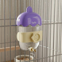 Leak-Proof Parrot Pin Water Feeder Easy Installation Parrot Water Feeder Odorless & Safe Ice-Treat Design Bird Waterer Wide Mouth for Cockatiels, Budgies