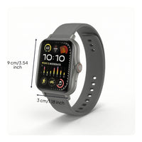 Smart Watch with Touchscreen Touch Screen Smartwatch with Silicone Strap Bluetooth Calling Watch Multi-Function for Workouts