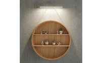 Hanging Display Shelf Rustic Round Wall Shelf Easy to Hang