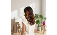12 Pieces Matte Hair Extensions with Clips Straight Clip-in Hair Extension Silky Clip-in Hairpieces High-Temperature for Cosplayers, Cosplay, Parties, Concerts