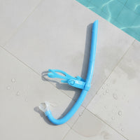 Dry Snorkel Adjustable Swimming Snorkel with Head Strap Soft Silicone for Lap Swimmers