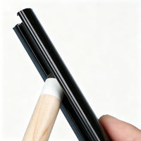 Textured Inner Surface Cue Tip Shaper Open Channel Cue Tip Grinder 23 Cm Game Accessory Smooth Black Finish