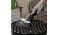 Stainless Steel Bristles Electric Grill Brush IPX4 Waterproof Motorized Barbecue Cleaner LED Light Grill Brush with Water Sprayer for Outdoor, Backyard, Camping