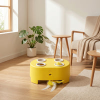 Rechargeable Interactive Cat Toy Automatic Feather Cat Toy Electronic Portable for Cats, Kittens, Home, Living Room