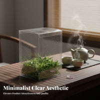 Transparent PVC Packaging Box Food Grade Transparent Gift Box Display Container High Clearness Long-Lasting Material