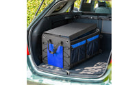 Car Trunk Organizer with Lid Rigid Car Trunk Organizer Foldable Storage Box Compact Collapsible Cargo Bin Non-Slip for Travelers