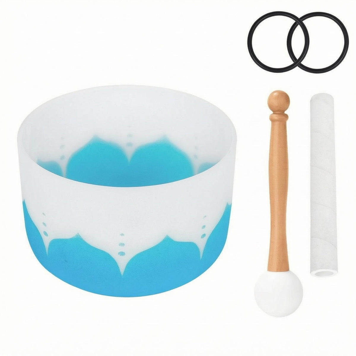 Frosted Sound Bowl Matte Finish Tone Bowl Striking Sticks Sound Instrument