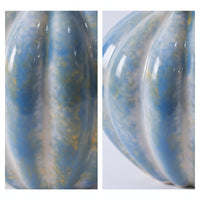 Pumpkin Vase Sculptural Ceramic Vase Vessel Textured Farmhouse for Decorators, Home Decor, Tabletop
