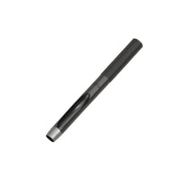 Leather Hole Punch Knurled Grip Tool Matte Black for Workshops, Hobbyists