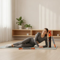 Easy-Grip Muscle Massage Stick Lightweight Massage Stick with Handles Therapeutic Deep Tissue Massager Long-Lasting for Training