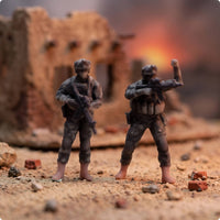 Resin Soldier Figures Highly Detailed Diorama Model Authentic for Collectors