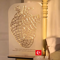 TX Heart Reading Check-in Record Board Cultivate Continuous Reading Habit Holiday Gift Home Decoration Gift Ornament