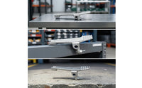 Replacement Foot Pedal Plate Metal Lever Plate with Bolt Hydraulic Control Pedal Lever Non-Slip for Maintenance Technicians