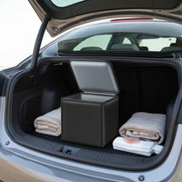 Trunk Organizer Structured Foldable Box with Lid Colapsable for Road Trips