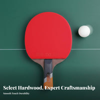Table Tennis Paddle Storage Case Included Table Pong Racket High Table Tennis Racket for Beginners, Adults, Training, Competition, Indoor Games