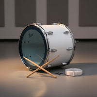 Marching Snare Drum Metal Shell Snare Drum with Carrying Strap Instrument for Processions, School Bands