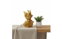 Weather Resistant Realistic Squirrel Sculpture Sturdy Polyresin Resin Squirrel Statue All-Season Decor Yard Art Hand-Painted Details for Lawn, Patio
