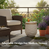 Dual-Tsingle Cube Table Square Shape Home Furniture Vintage Design for Guesthouse Proprietors, Interior Designers, Living Room, Balcony, Entryway