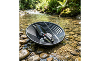 Gold Panning Kit Black Prospecting Pan with Accessories Molded Panning Kit for Hobbyists