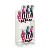 Metal Pickleball Paddle Rack Floor-Standing Pickleball Paddle Holder Sturdy Sports Gear Organizer Organized for Players