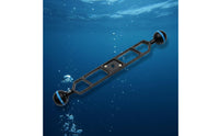 Hard Anodized Double Ball Arm Adjustable Underwater Camera Arm Long-Lasting Underwater Lighting Mount Stable for Diving