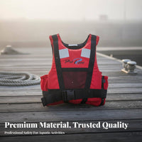 Sailing Flotation Vest Certified 12402-5 Approved Watersports Vest Kayaking Flotation Vest Adjustable Fit Grown-up Flotation