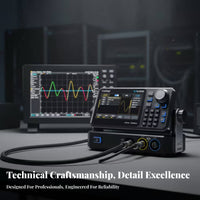 14-Bit Resolution Arbitrary Waveform Waveform Generator 200MSa/s Sampling twoChannel Waveform Generator Keypad and Knob Control Electronic Test Equipment Frequency Counter