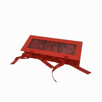 Divided Insert Flip-Top Gift Box Rigid Window Gift Box