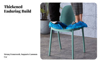 Nordic Design Molded Shell Chair Minimalist and aesthetic Indoor Furniture Thickened Seat Home Furnishing adaptable for Apartment Dwellers, Business Owners, Dining Room, Office, Kitchen, Patio