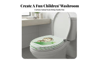 Easy to Install Universal Toilet Seat Quick Release Resin Toilet Seat Long-Lasting Bathroom Fixture Adjustable Hinges for Families, Homeowners, Renters, Home, Restroom, Powder Room, Apartment