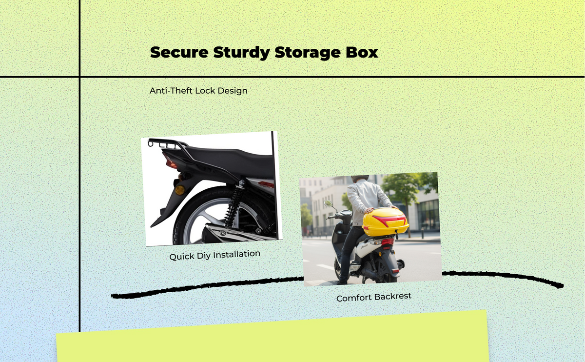 Waterproof Motorcycle Trunk