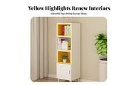 With Optional Doors interchangeable Cube Organizer customizable Combination storage shelving unit Customizable Configuration Storage Cabinet Modern aesthetic for Students, Apartment Dwellers, Homeowners, Living Room, Bedroom, Office