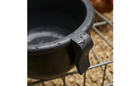 Thick Rim Rubber Feeding Bowl Embossed Handled Feeding Bowl Black