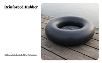 Inflatable Fishing Boat Thickened Material Inflatable Fishing Raft Sturdy-Duty Rubber Dinghy Puncture Resistant Yacht Tender