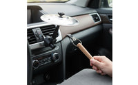 Adjustable Car Air Vent Cymbal Wooden Stick Vent-Mounted Cymbal Drum Screw Knob Dashboard Decoration Reflective