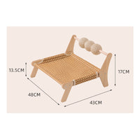 Feline Scratcher Bed Wear-Resistant Feline Scratching Bed Long-Lasting
