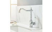 Faucet with Swivel Spout Brass Swivel Faucet 360-Degree Rotating Single Lever Mixer for Kitchen