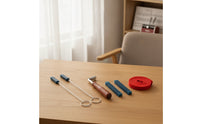 Piano Tuning Wrench Wooden Handle Piano Tuning Kit Felt Temperament Strip Professional Tool Comfortable Grip for Musicians, Home