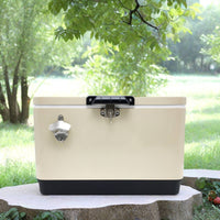 Insulated Insulated Container Easy to Clean Rigid Body Chiller Ice Chest for Camping, Car Use