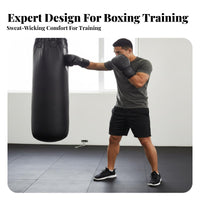 Wrist Support Boxing Gloves Thick Padding Kickboxing Training Gloves Long-Lasting Safeguarding Gear Breathable for Adults, Women, Fighters, Muay Thai, MMA, Fitness Workout, Gym