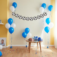 Soccer Birthday Banner Easy to Hang Soccer Party Decoration Set High-Quality Cardstock Football Party Decoration for Children, Kids