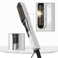 Straightening Brush with Spray Reservoir Swivel Cord Heated Styling Comb for Home
