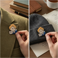 Creative Scholar Enamel Pin Set - Einstein, Lu Xun, Shakespeare Brooches for Students