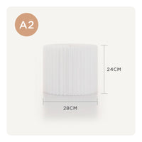 Lightweight Round Paper Display Stand Stackable Desktop Display Riser Nesting Product Photo Prop Stand Decorative Finish for Live Broadcasting