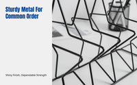 Metal Bookend, Creative Desktop Divider, Office & Student Organizer, Minimalist Nordic Design